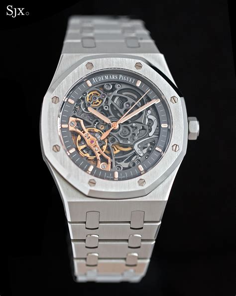 audemars piguet skeleton replica|audemars piguet royal oak open worked skeleton.